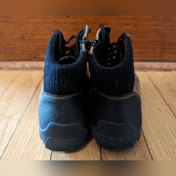 Remonte Zipper and Lace Sneakers, Size 37 (6), Brown and Black - Picture 5 of 7